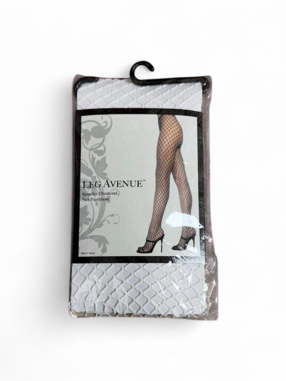 Y2K Deadstock 2000s leg avenue white fishnet tights